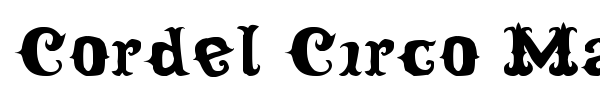Cordel Circo Mambembe font preview